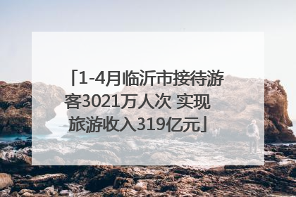 1-4月临沂市接待游客3021万人次 实现旅游收入319亿元