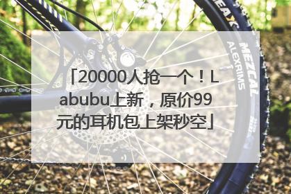 20000人抢一个！Labubu上新，原价99元的耳机包上架秒空