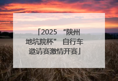 2025 “陕州地坑院杯” 自行车邀请赛激情开赛