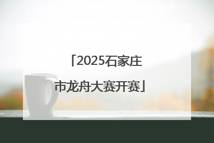 2025石家庄市龙舟大赛开赛