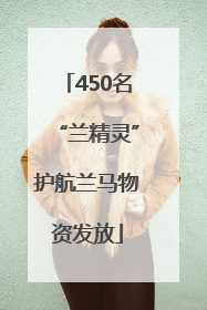 450名“兰精灵”护航兰马物资发放